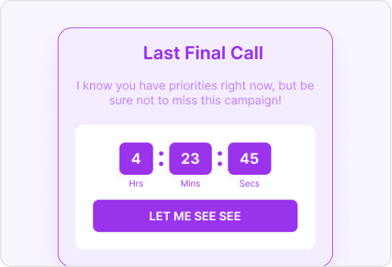 Countdown Timer Card